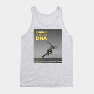 Running is in my DNA fitness exercise workout Tank Top